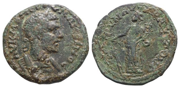 Macrinus AE 27mm of Corycus, Cilicia.