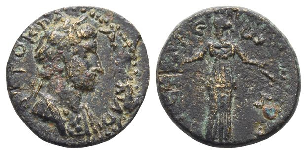 Hadrian AE 18mm of Syedra, Cilicia.