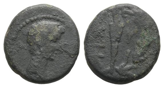 Augustus AE 17mm of Kyzikos, Mysia.