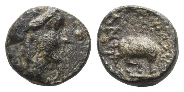 Seleukid Empire, Antiochos III AE Chalkous.