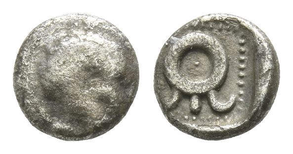 Asia Minor, Uncertain Mint AR Hemiobol.