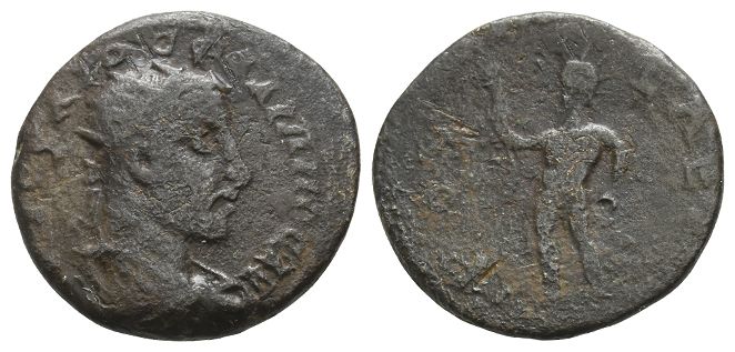Philip I AE Tetrassarion or 4 Assaria of Prusa ad Olympum, Bithynia.