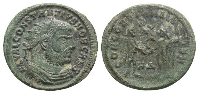 Constantius I, as Caesar BI Nummus.