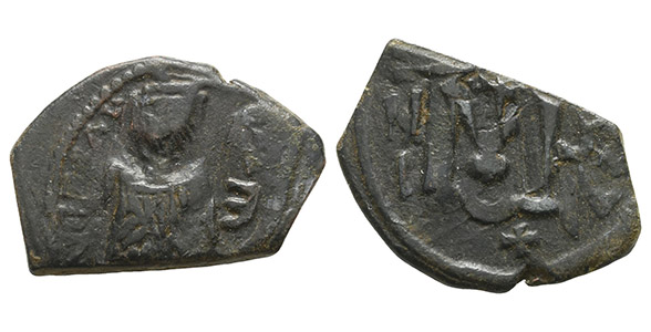 Byzantine AE Follis.
