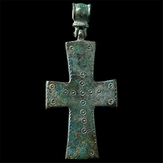 Viking Age Bronze Cross Pendant