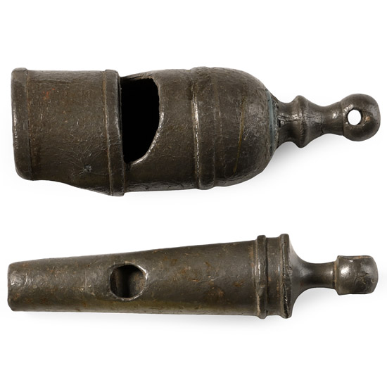 Georgian Pewter Whistle Group