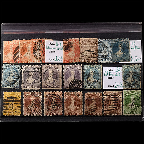 NEW ZEALAND - QV Stamp Collection