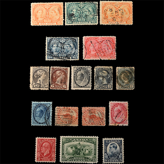 CANADA - QV and Later Stamp Group