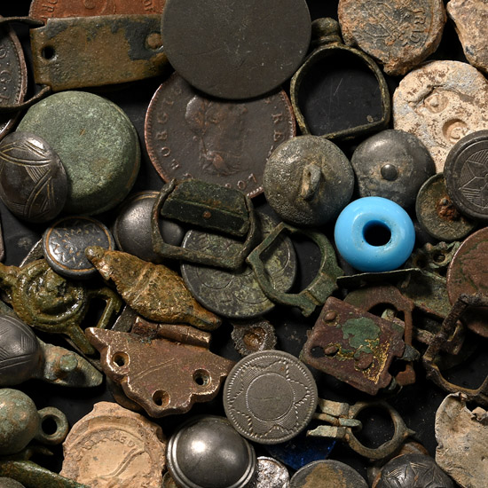 Medieval and Later Bronze and Other Artefact Group