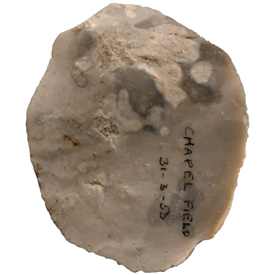 Farnham Capel Field Stone Age Knapped Flint Scraper