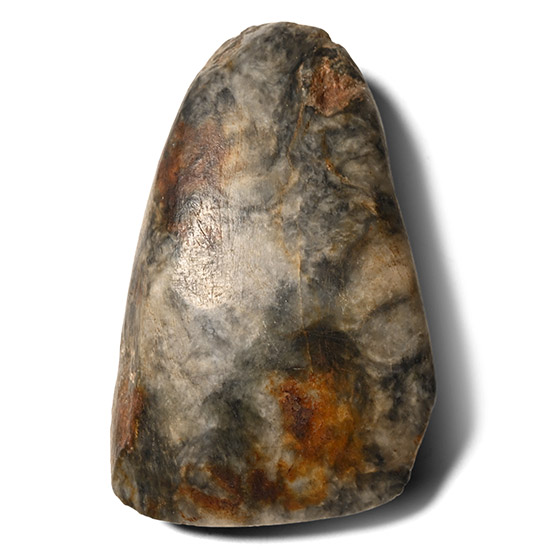Fawcett Collection French Small Polished Axehead with Fawcett Monogram