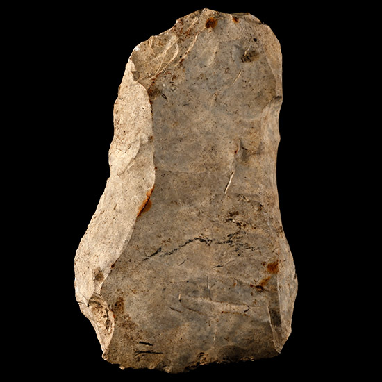 Danish Stone Age Knapped Flint Chisel From Meilgaard