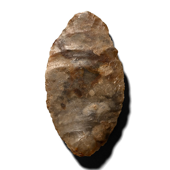 Farnham Stone Age Knapped Ovate Knife