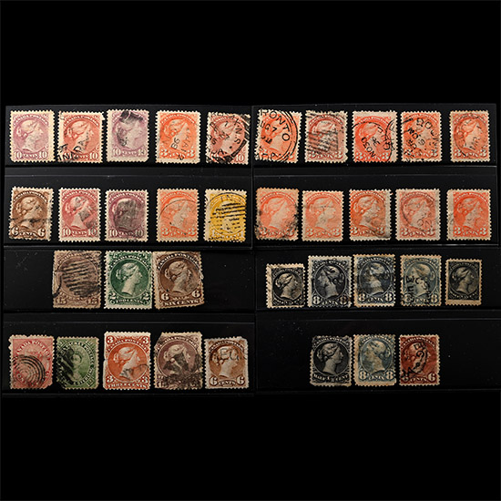 Canada Victorian Postage Stamp Group