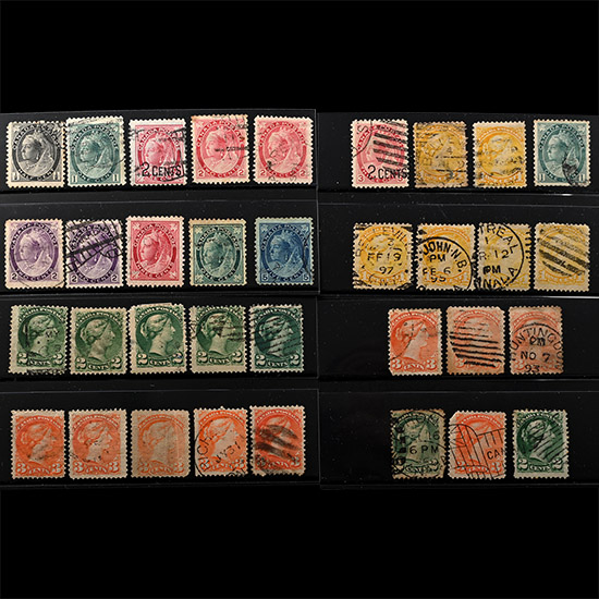 Canada Victorian Postage Stamp Group
