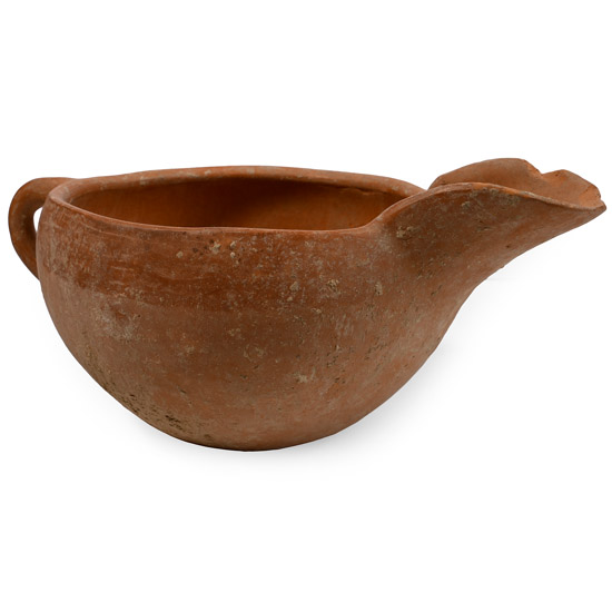 Large Western Asiatic Terracotta Dipper Cup