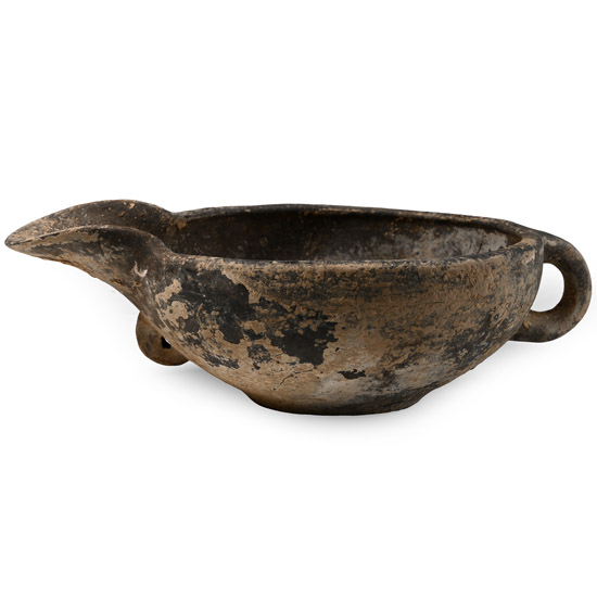 Large Western Asiatic Grey Ware Dipper Cup