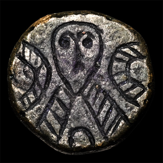 Byzantine Bronze Seal Matrix with Bust