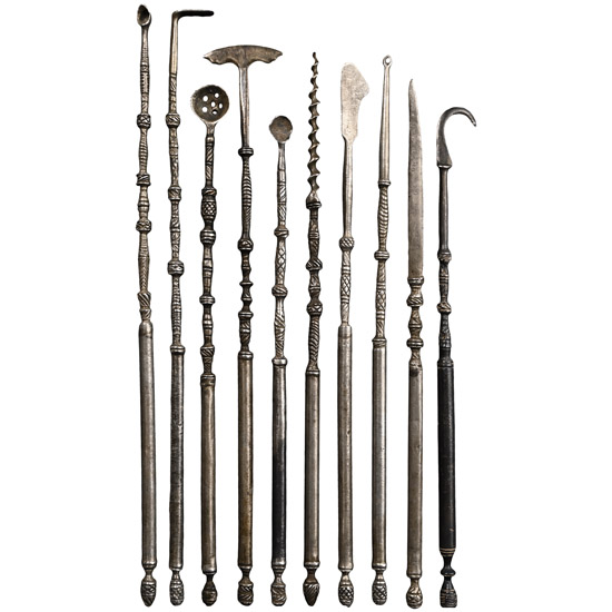 Post Medieval Silver Instrument Collection