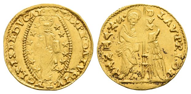Italian States, Venezia (Venice, Republic). Lorenzo Priuli AV Ducat.