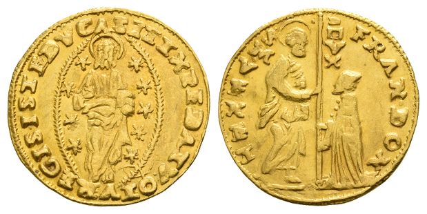 Italian States, Venezia (Venice, Republic). Francesco Dona AV Ducat.