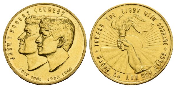 United States of America. John and Robert Kennedy AV Medal.