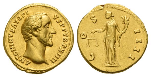 Antoninus Pius AV Aureus.