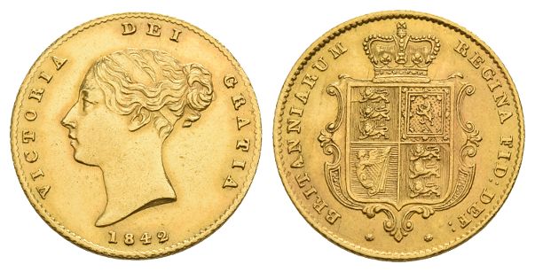 Great Britain. Hanover, Victoria AV Half Sovereign.
