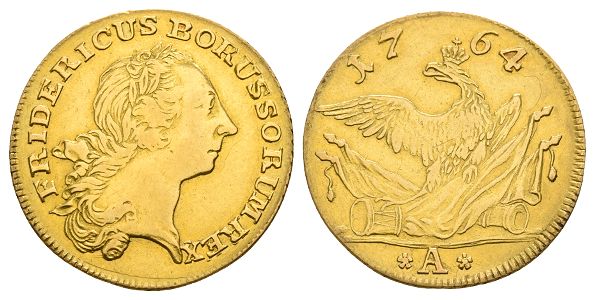 German States. Kingdom of Prussia, Friedrich II AV Frederick dOr.