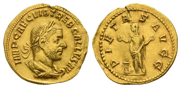Trebonianus Gallus AV Aureus.