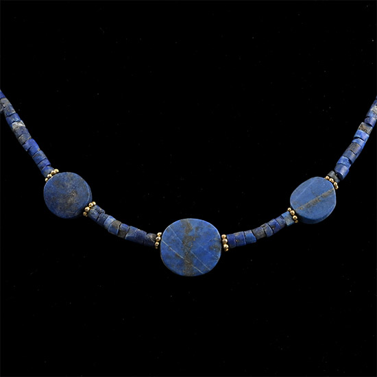 Lapis Lazuli Bead Necklace String