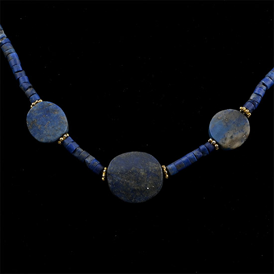 Lapis Lazuli Bead Necklace String