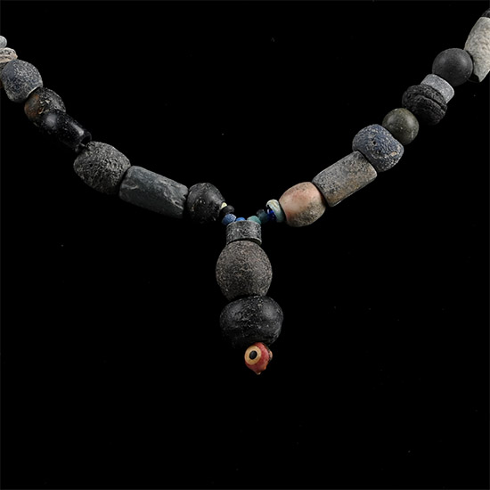Roman and Other Mixed Glass Bead Necklace String