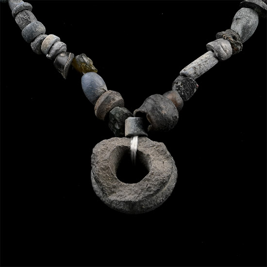 Roman and Other Mixed Glass Bead Necklace String