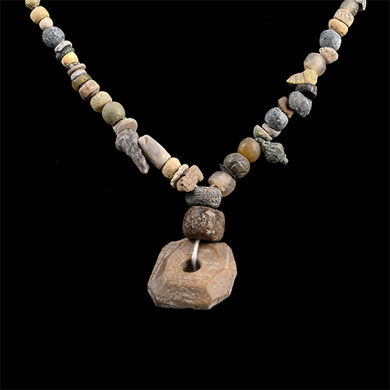 Roman and Other Mixed Glass Bead Necklace String