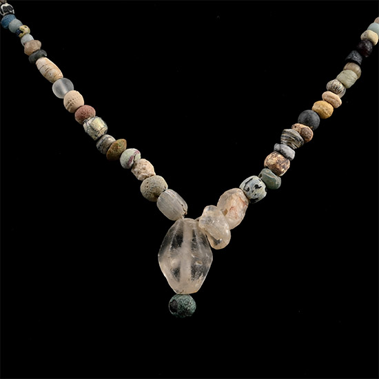 Roman and Other Mixed Glass Bead Necklace String