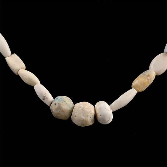 Western Asiatic and Other Mixed Stone Bead Necklace String