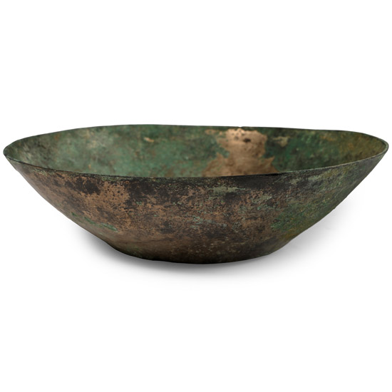 Sasanian Bronze Bowl with Concentric Circles