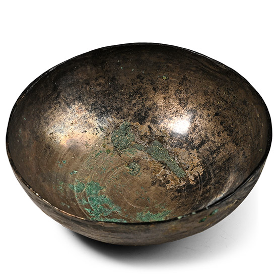 Western Asiatic Bronze Bowl with Concentric Circles