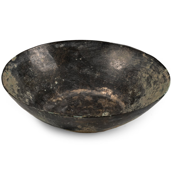 Sasanian Bronze Bowl with Concentric Circles