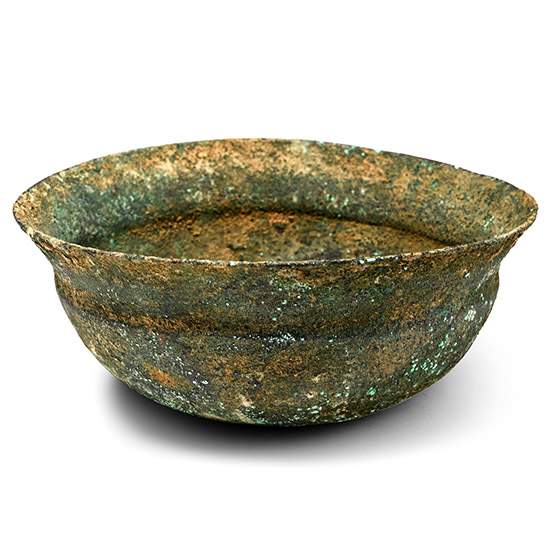 Achaemenid Bronze Flared Phiale Mesomphalos