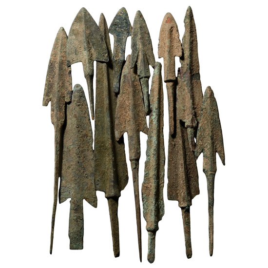 Western Asiatic Bronze Arrowhead Collection