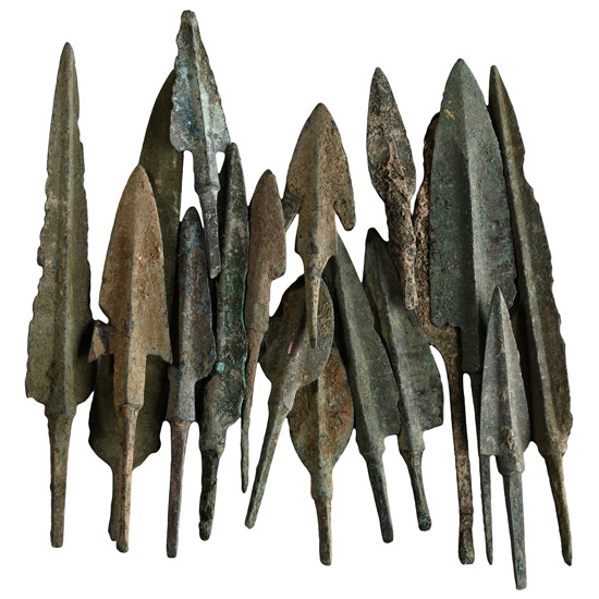 Western Asiatic Bronze Arrowhead Collection