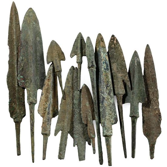 Western Asiatic Bronze Arrowhead Collection