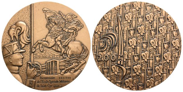 France. Napoleon Bonaparte AE Medal.