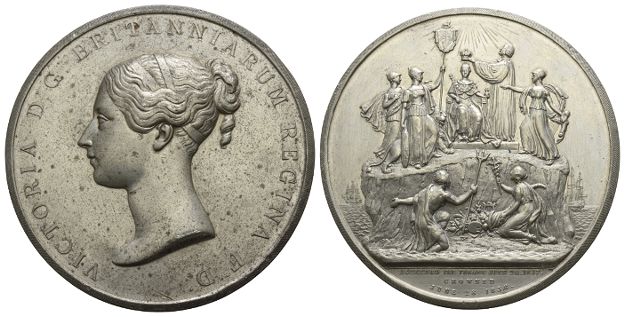 Great Britain. Hanover, Victoria Coronation SN Medal.
