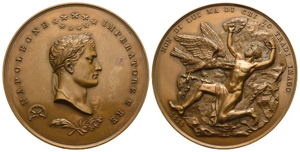 France. First Empire, Napoléon I AE Restrike Medal.