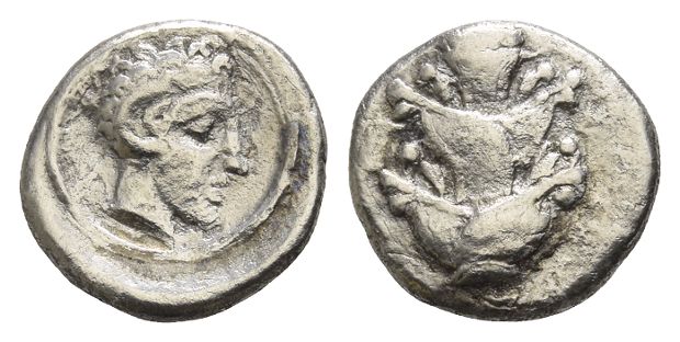 Kyrenaika, Kyrene AR Hemidrachm.
