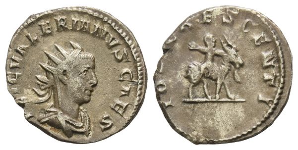 Valerian II, as Caesar, AR Antoninianus.