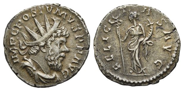 Postumus, Romano-Gallic Emperor AR Antoninianus.